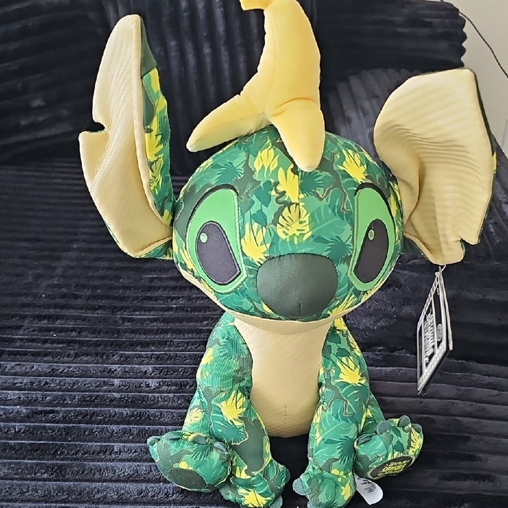 Disney Green and Yellow Stitch Stuffed Animal